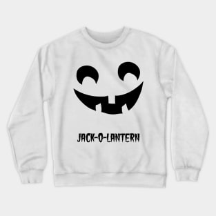 Jack-O-Lantern Halloween Face Crewneck Sweatshirt